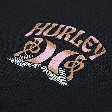 Girls 7-16 Hurley Nature Boyfriend Graphic Pullover Crewneck Sweatshirt