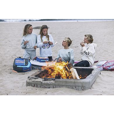 Girls 7-16 Hurley Nature Boyfriend Graphic Pullover Crewneck Sweatshirt