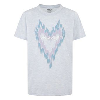 Girls 7-16 Hurley Heart Fire Oversized Short Sleeve T-shirt