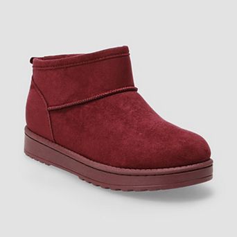SO® Lupita Women's Cozy Mini Boots