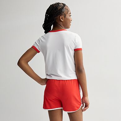 Girls 7-16 Harper & Ivy Miss Americana Short Sleeve Tee & Shorts Set