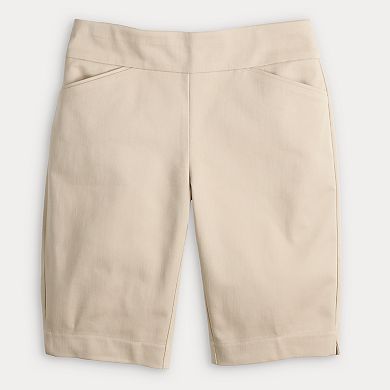 Women's Croft & Barrow® Effortless Stretch Bermuda Shorts