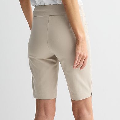 Women's Croft & Barrow® Effortless Stretch Bermuda Shorts