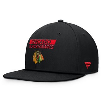 Men's Fanatics Black Chicago Blackhawks Authentic Pro Prime Snapback Hat