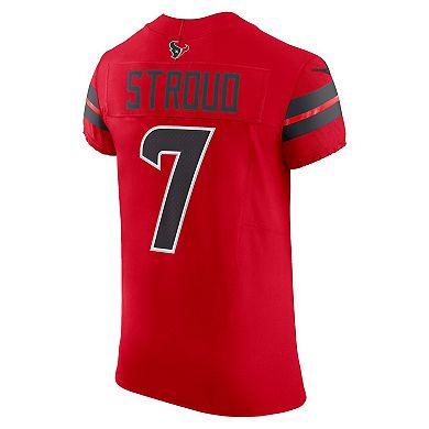 Men's Nike C.J. Stroud Red Houston Texans Alternate Vapor F.U.S.E. Elite Jersey