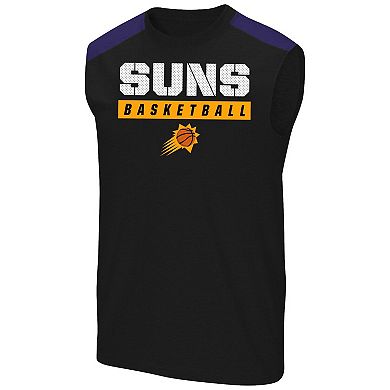 Men's Profile Devin Booker Black Phoenix Suns Big & Tall Player Muscle Tank
