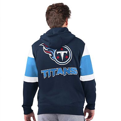 Men's Starter Navy Tennessee Titans Extreme Full-Zip Hoodie