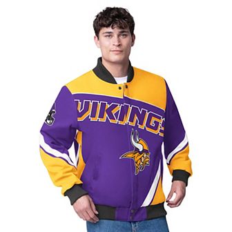 Men's G-III Extreme Purple Minnesota Vikings Maximum Racing Full-Zip Jacket
