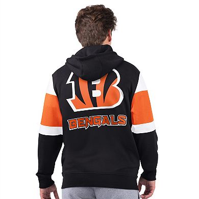 Men's Starter Black Cincinnati Bengals Extreme Full-Zip Hoodie
