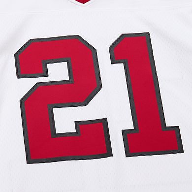 Men's Mitchell & Ness Deion Sanders White Atlanta Falcons 1989 Legacy Replica Jersey