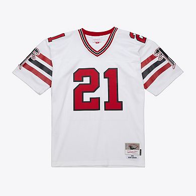 Men's Mitchell & Ness Deion Sanders White Atlanta Falcons 1989 Legacy Replica Jersey