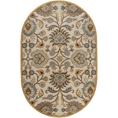 Surya Caesar Beige Floral Rug