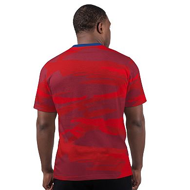 Men's Starter Red New England Patriots Thursday Night Gridiron Classics Vintage Logo T-Shirt