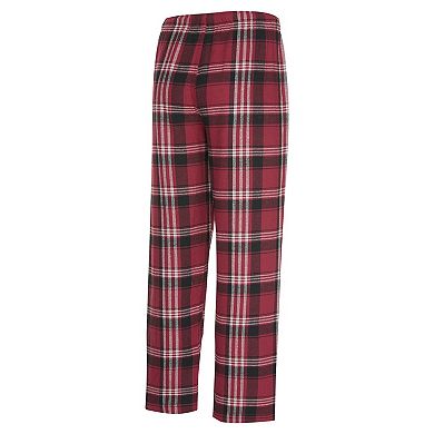Men's Concepts Sport Burgundy/Black Colorado Avalanche Region Flannel Sleep Pants