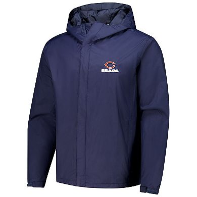 Men's Dunbrooke Navy Chicago Bears Tropic Waterproof Packable Full-Zip Hoodie Jacket