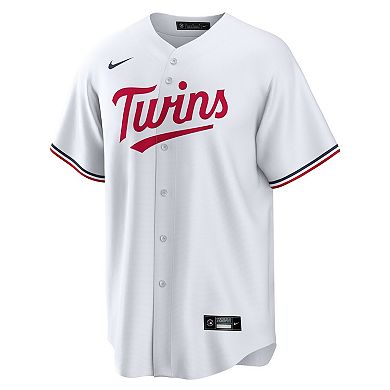 Men's Nike Pablo López White Minnesota Twins Home Replica Player Jersey