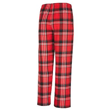 Men's Concepts Sport Red/Black Detroit Red Wings Region Flannel Sleep Pants
