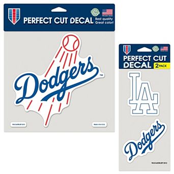 WinCraft Los Angeles Dodgers Perfect Cut Decal Two-Pack Set