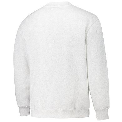 Unisex Established & Co. Ash Penn State Nittany Lions Vintage Crest Pullover Sweatshirt