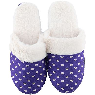 Women's ZooZatz Washington Huskies Faux Fur Slippers