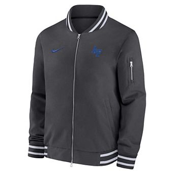 Men's Nike Anthracite Air Force Falcons Full-Zip Bomber Jacket
