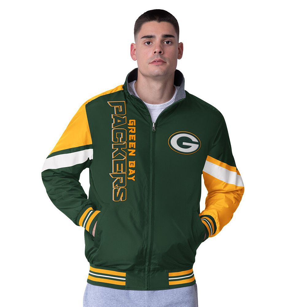 Men's G-III Extreme Green Green Bay Packers Strong Arm Reversible