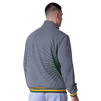 Men's G-III Extreme Green Green Bay Packers Strong Arm Reversible Full-Zip Jacket