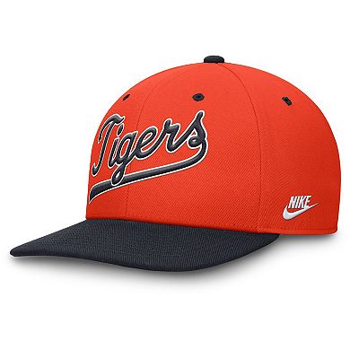 Men's Nike Orange/Navy Detroit Tigers Cooperstown Collection Pro Performance Snapback Hat