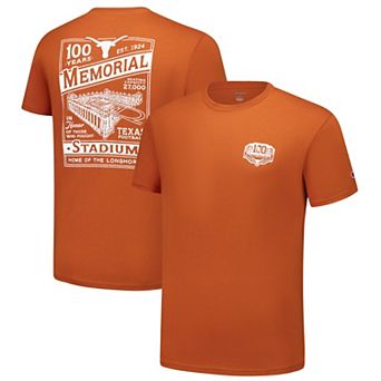 Men's Champion Texas Orange Texas Longhorns 100 Years of DKR T-Shirt