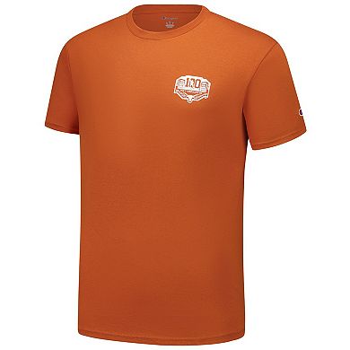 Men's Champion Texas Orange Texas Longhorns 100 Years of DKR T-Shirt