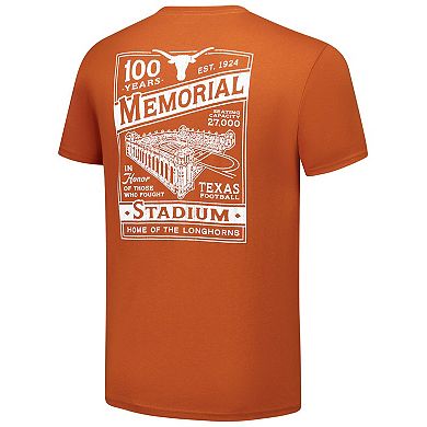 Men's Champion Texas Orange Texas Longhorns 100 Years of DKR T-Shirt
