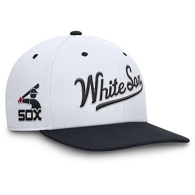 Men's Nike White/Navy Chicago White Sox Cooperstown Collection Pro