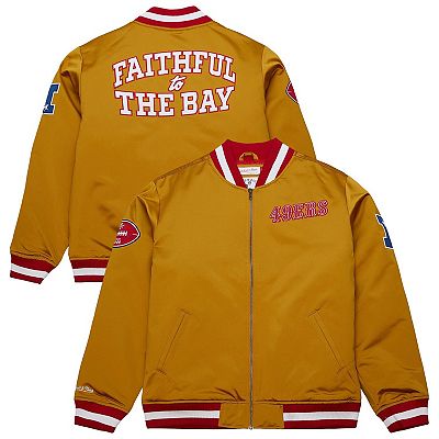 Men's Mitchell & Ness Gold San Francisco 49ers Heavyweight