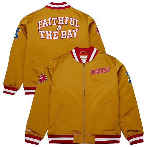 Men's Mitchell & Ness Gold San Francisco 49ers Heavyweight Full