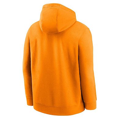 Men's Nike Tennessee Orange Tennessee Volunteers Football Stack Club Fleece Pullover Hoodie