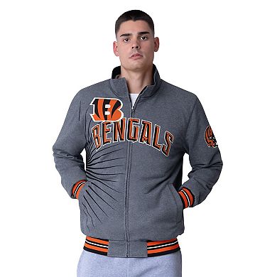 Men's G-III Extreme Black Cincinnati Bengals Strong Arm Reversible Full-Zip Jacket
