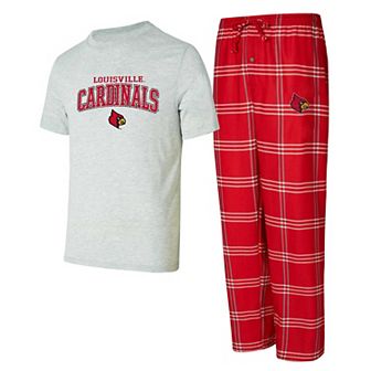 Men's Concepts Sport Louisville Cardinals T-Shirt & Pants Sleep Set