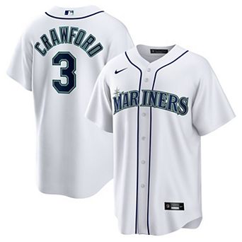 Men's Nike JP Crawford White Seattle Mariners Home Replica Jersey