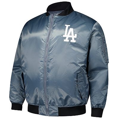 CALUX BOMBER JAKET グレー Men's Dégradé padded bomber jacket | Grey | Diesel