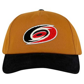 Men's American Needle Tan/Black Carolina Hurricanes Burnett Adjustable Hat