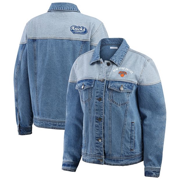 Women's WEAR by Erin Andrews Blue New York Knicks Full-Button