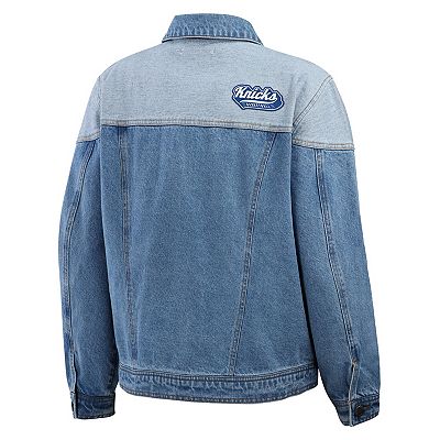 Women's WEAR by Erin Andrews Blue New York Knicks Full-Button