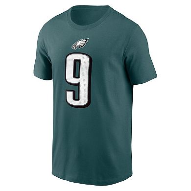 Men's Nike Nick Foles Midnight Green Philadelphia Eagles Retired Player Name & Number T-Shirt