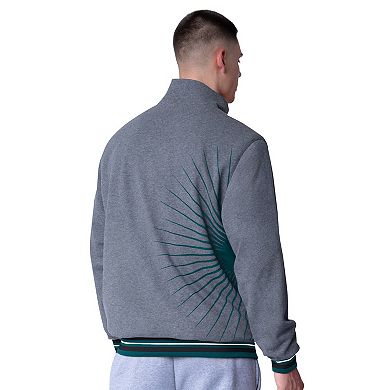 Men's G-III Extreme Midnight Green Philadelphia Eagles Strong Arm Reversible Full-Zip Jacket