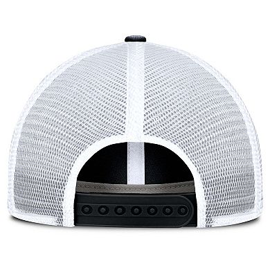 Men's Fanatics Black/White Chicago Blackhawks Averie Trucker Adjustable Hat