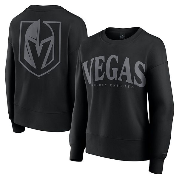売れ筋商品|||ファナティクス カットソー トップス レディース Women's Black Vegas Golden Knights Elements Flow Pullover Sweatshirt Black Women's Fanatics Black Vegas Golden Knights Elements Flow
