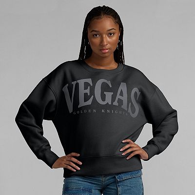 売れ筋商品|||ファナティクス カットソー トップス レディース Women's Black Vegas Golden Knights Elements Flow Pullover Sweatshirt Black Women's Fanatics Black Vegas Golden Knights Elements Flow