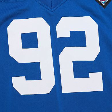 Men's Mitchell & Ness Michael Strahan Royal New York Giants 1994 Authentic Throwback Retired Player Jersey