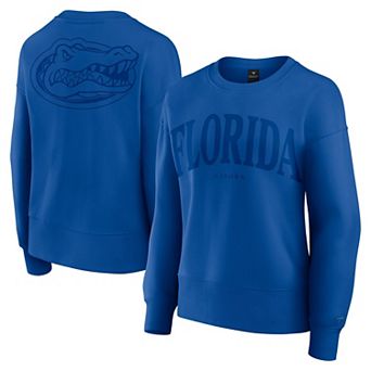 Women's Fanatics Royal Florida Gators Supersoft Flow Fleece Pullover Sweatshirt