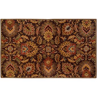 Surya Caesar Black Floral Rug